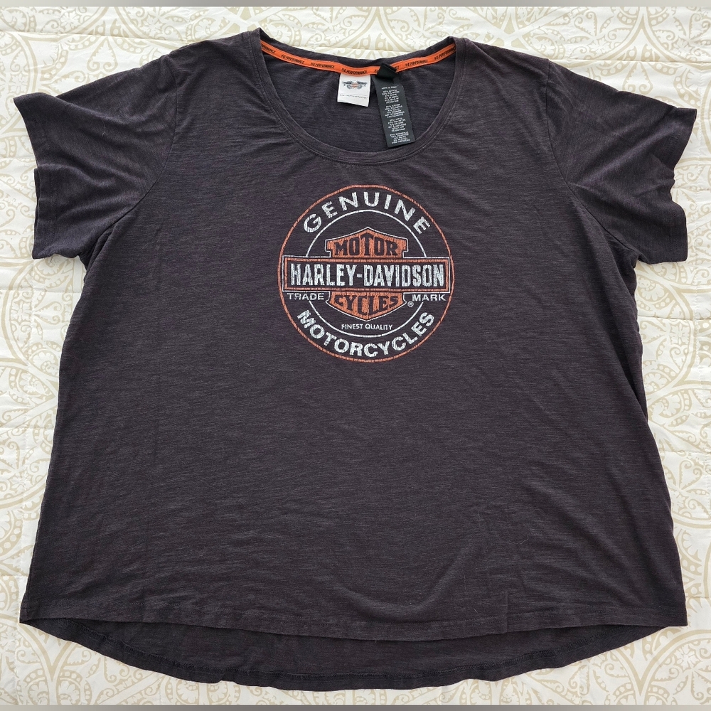 Black Harley-Davidson Women's Plus Size Shirt